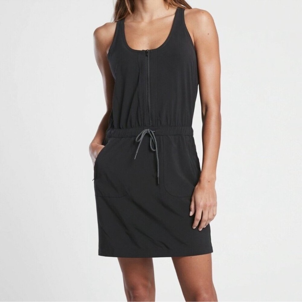 Athleta Expedition Skort Dress Black Size 2 Black Romper Athleisure